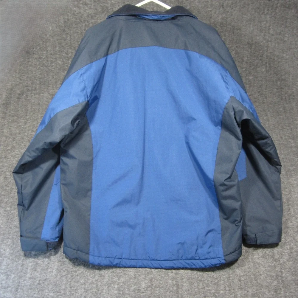NordicTrack Winter Jacket Mens M Blue‎ Windbreaker Insulated Zip Ski Snow Hiking